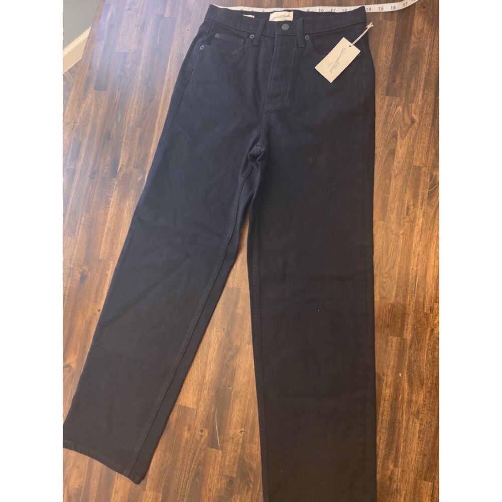 Universal Threads Black Highest Rise Straight Comfort Stretch Jeans Women’s 4
